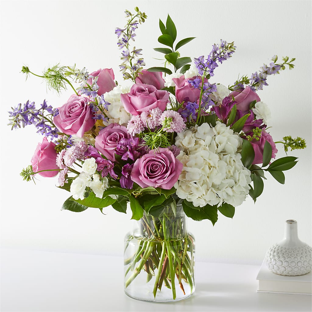Violet Caress Bouquet – Lansing Gardens, Lansing MI