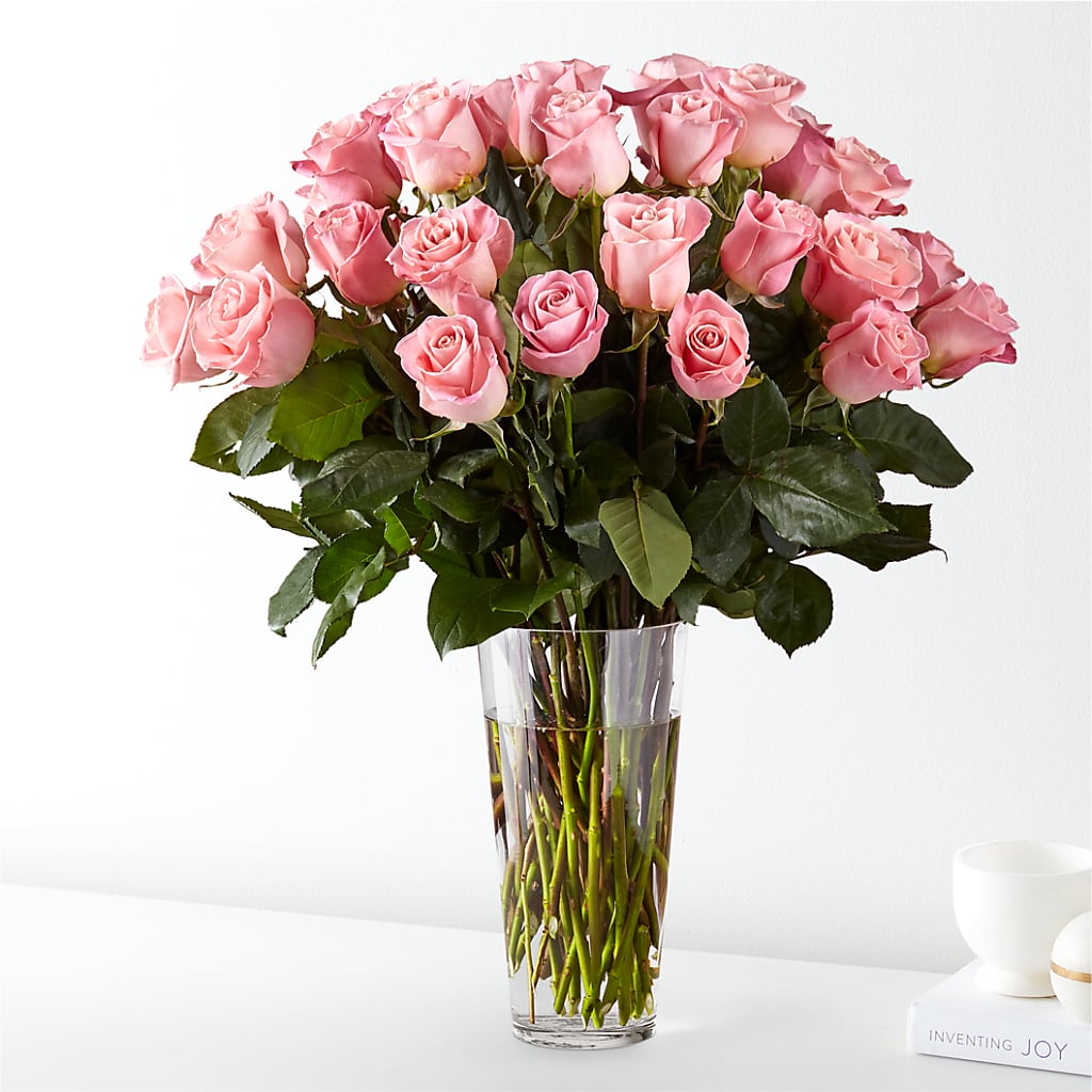 Long Stem Pink Rose Bouquet – Lansing Gardens, Lansing MI