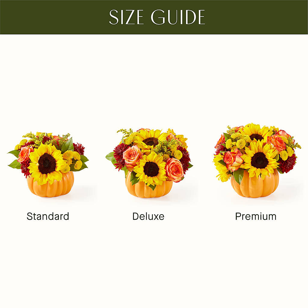 Golden Gourd Pumpkin Bouquet – Lansing Gardens, Lansing MI