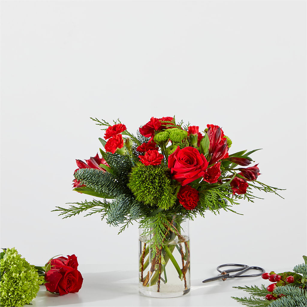 Merry Moment Bouquet – A Florist Original – Lansing Gardens, Lansing MI