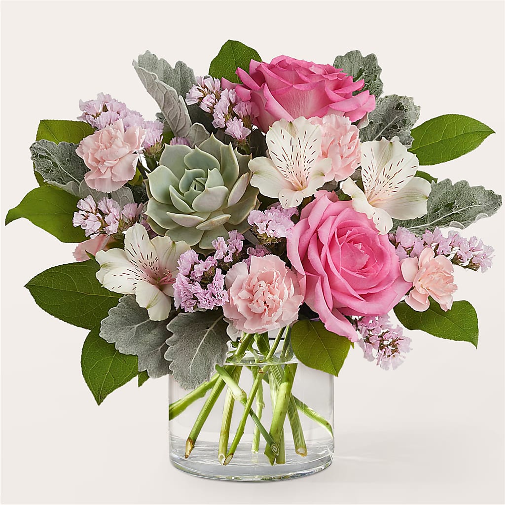 Dusty Rose Bouquet – Lansing Gardens, Lansing MI