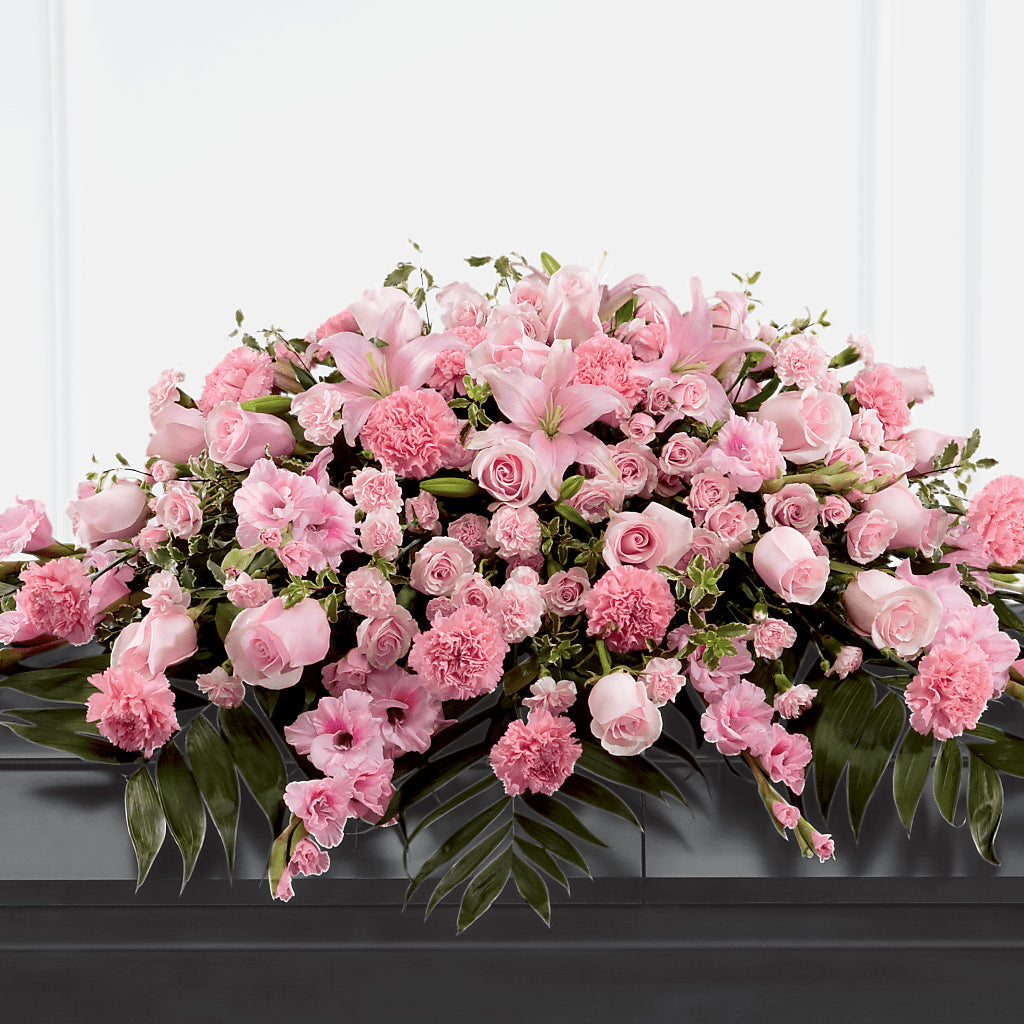 Garden of Comfort Casket Spray (Standard) – Lansing Gardens, Lansing MI