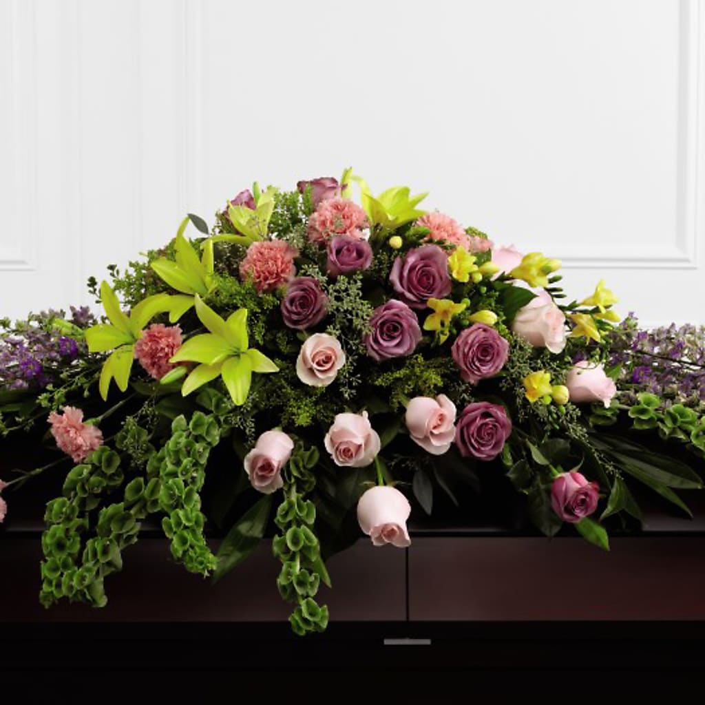 Forever Beloved Casket Spray – Lansing Gardens, Lansing MI