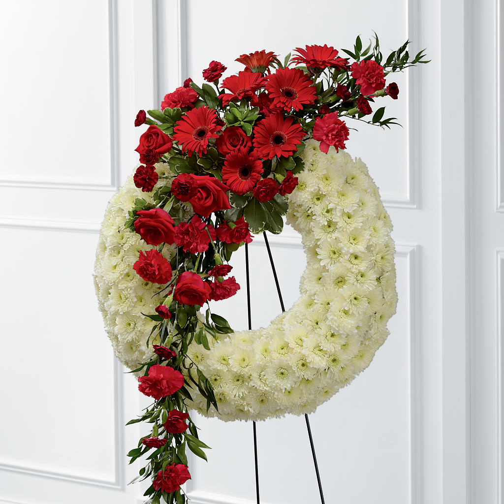 Graceful Tribute Wreath – Lansing Gardens, Lansing MI