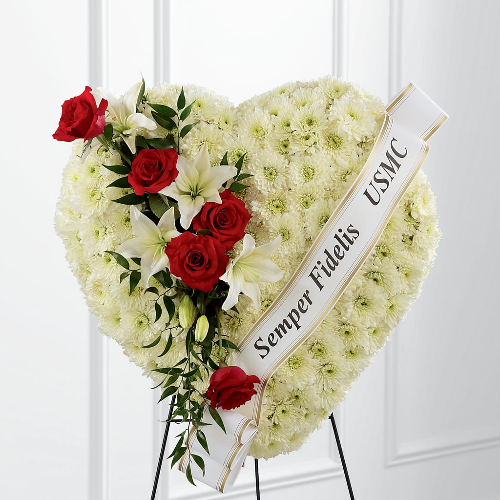 Heartfelt Hero Standing Heart – Lansing Gardens, Lansing MI