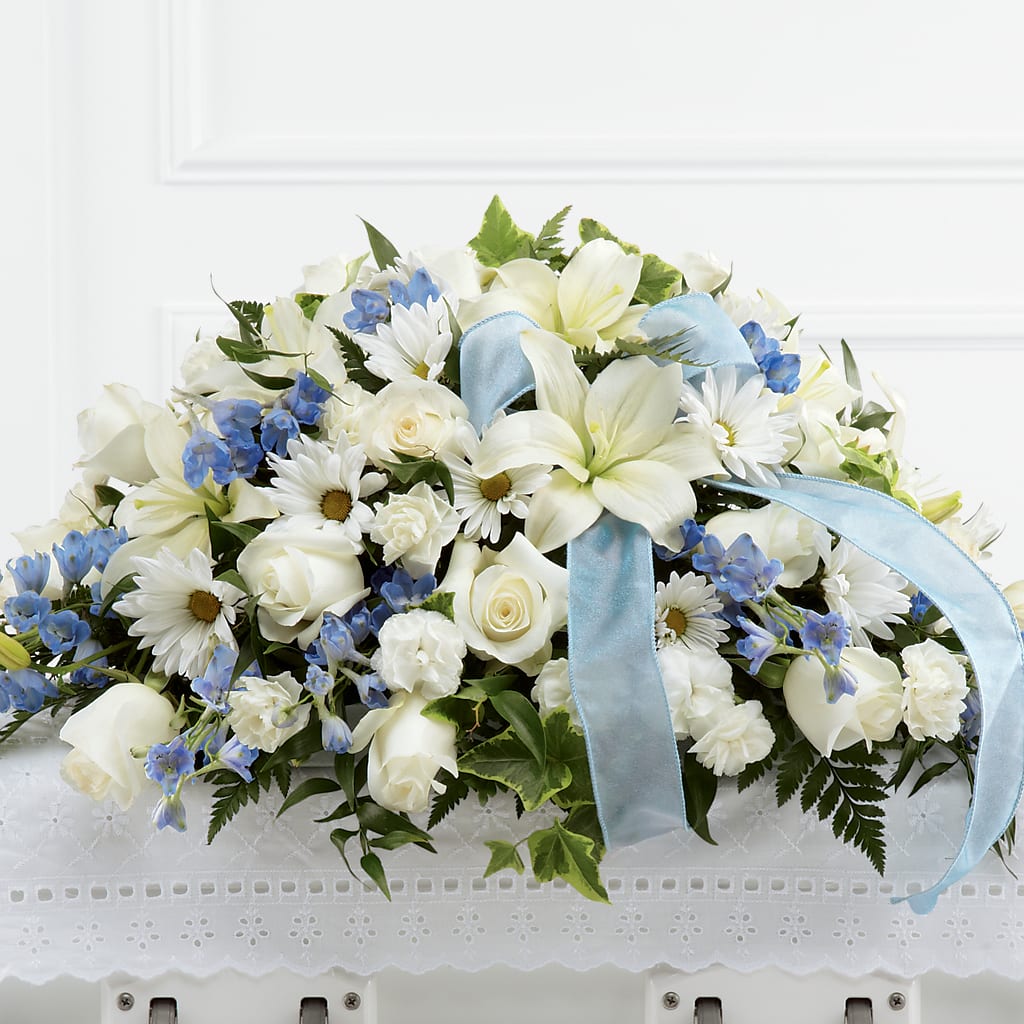 Tender Treasure Casket Spray – Lansing Gardens, Lansing MI