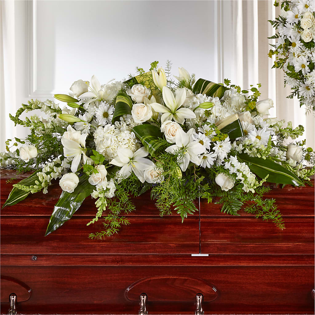 Abundance Casket Spray – Lansing Gardens, Lansing MI