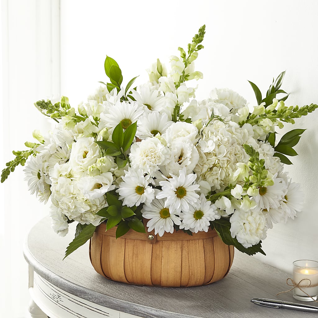 Pure Ivory Basket – Lansing Gardens, Lansing MI