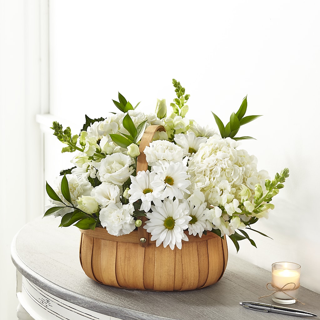 Pure Ivory Basket – Lansing Gardens, Lansing MI
