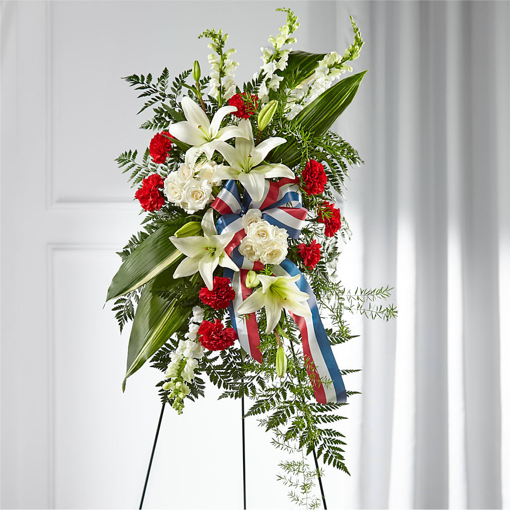 Stars of Life Standing Spray – Lansing Gardens, Lansing MI
