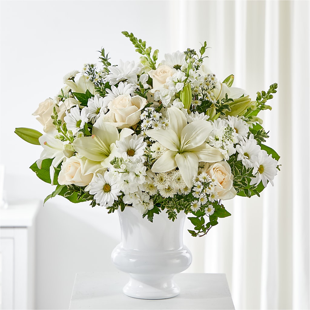Uplifting Urn Arrangement – Lansing Gardens, Lansing MI