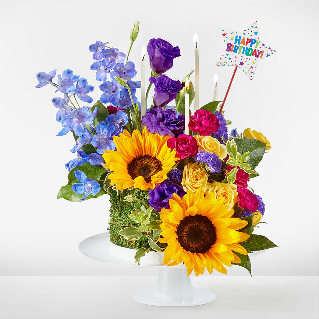 Star of the Day Floral Cake – Lansing Gardens, Lansing MI