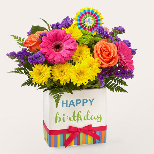 Birthday Brights Bouquet –  Lansing Gardens, Lansing MI