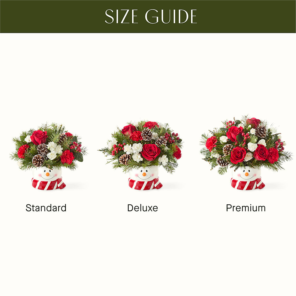 Jolly Snowman Bouquet –  Lansing Gardens, Lansing MI