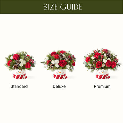 Jolly Snowman Bouquet –  Lansing Gardens, Lansing MI