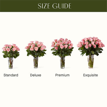 Long Stem Pink Rose Bouquet –  Lansing Gardens, Lansing MI