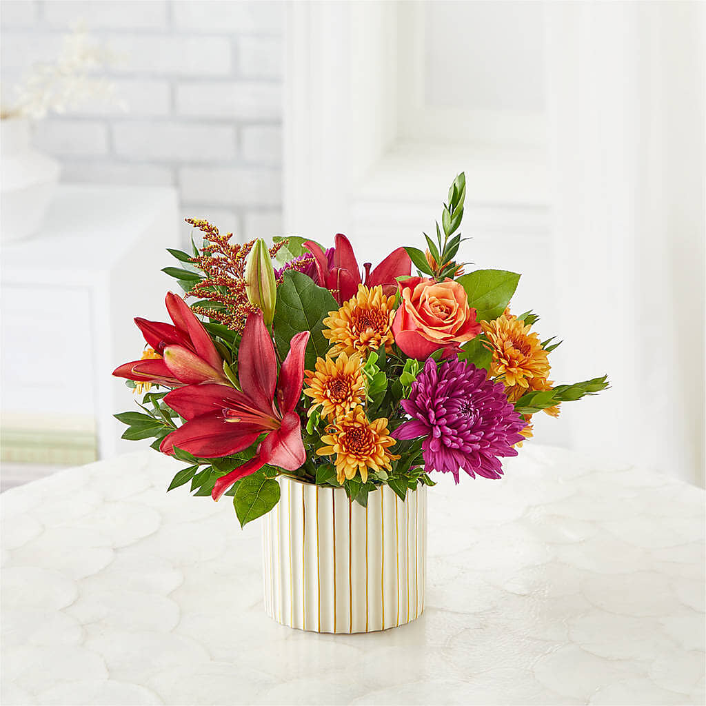 Burgundy Landscape Bouquet –  Lansing Gardens, Lansing MI