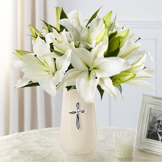 Faithful Blessings Bouquet –  Lansing Gardens, Lansing MI