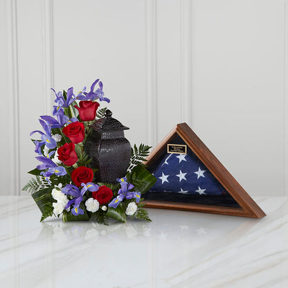 Patriotic Tribute Arrangement –  Lansing Gardens, Lansing MI