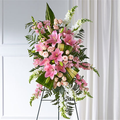 Elegant Embrace Standing Spray –  Lansing Gardens, Lansing MI
