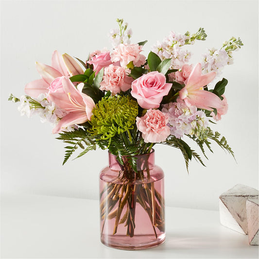 Pretty in Pink Bouquet –  Lansing Gardens, Lansing MI