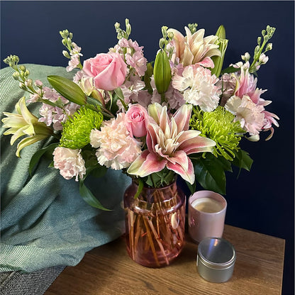 Pretty in Pink Bouquet –  Lansing Gardens, Lansing MI