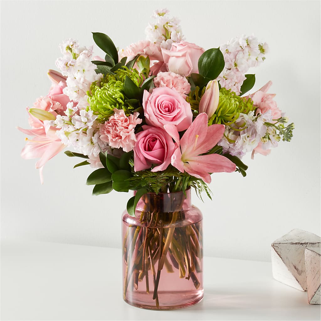 Pretty in Pink Bouquet –  Lansing Gardens, Lansing MI