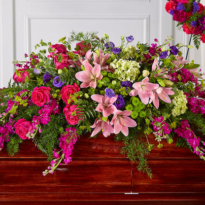 Radiant Tribute Casket Spray –  Lansing Gardens, Lansing MI