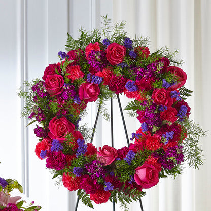 Calming Colors Wreath –  Lansing Gardens, Lansing MI