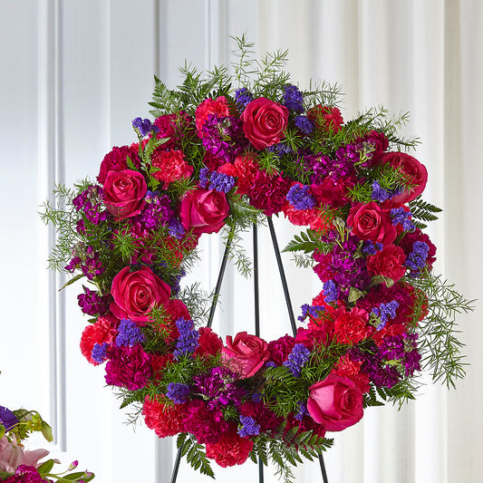 Calming Colors Wreath –  Lansing Gardens, Lansing MI