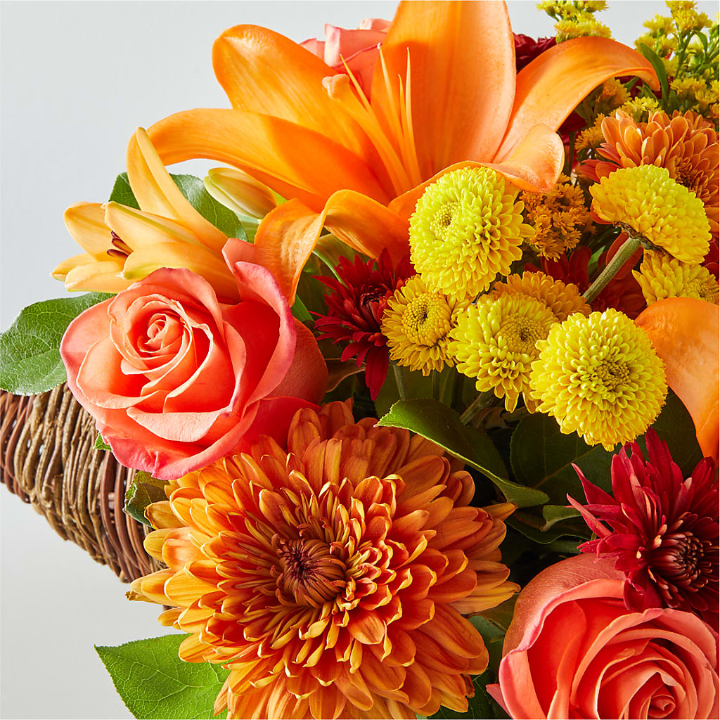 Bouquet of Blessings Cornucopia –  Lansing Gardens, Lansing MI