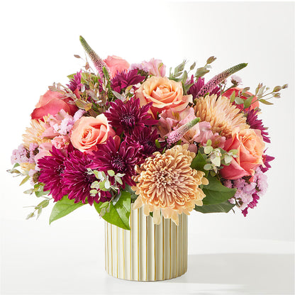Berry Cobbler Bouquet with Ivory Vase –  Lansing Gardens, Lansing MI