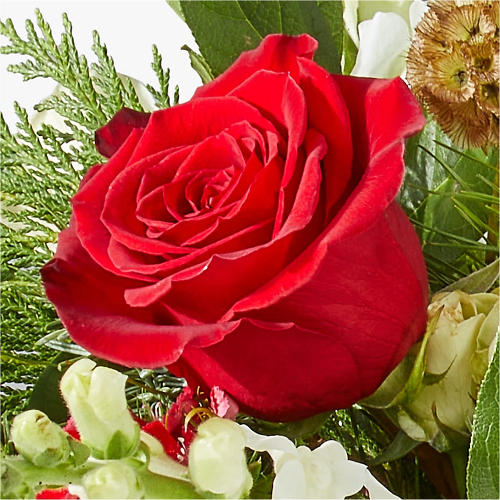 Deck the Halls Bouquet –  Lansing Gardens, Lansing MI